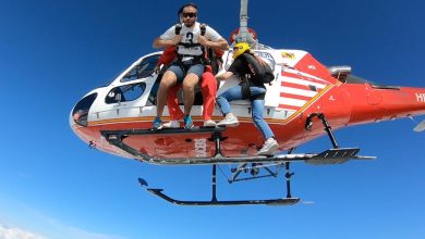 چتربازی با هلیکوپتر