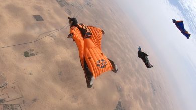 خروج پایدار از هواپیما با وینگ‌سوت